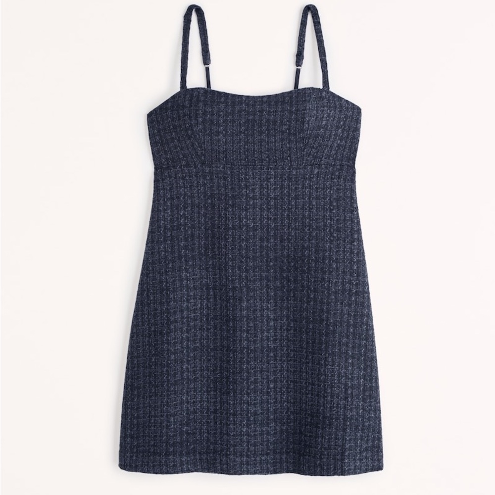 Abercrombie & Fitch Tweed Navy Skort Dress